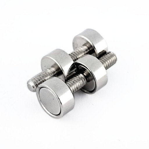 NEODYMOVÝ MAGNET 10 MM S VONKAJŠÍM ZÁVITOM M4 KAPACITA 3 KG - 4 KUSY