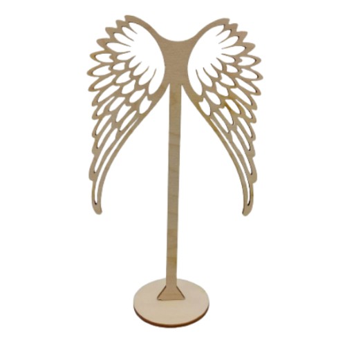 Angel wings veľká základňa makramé stojana 13x30cm