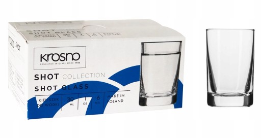 KROSNO POHÁRKY NA VODKU 30ml 6 ks
