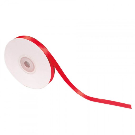 DIY STUHA ČERVENÁ SATÉNOVÁ STUHA 30 m 1 cm