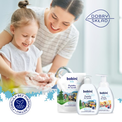 Bobini detské mangové mydlo na umývanie rúk 300 ml