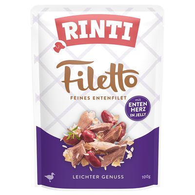 Rinti Filetto kačica a kačacie srdiečka v želé 100 g NOVINKA!