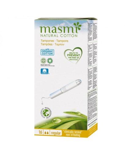 Tampóny MASMI REGULAR s aplikátorom, 16 kusov