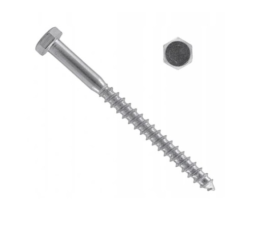 Skrutky skrutky do dreva na kľúč 6x100 1kg