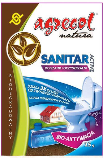SANITAR ACTIVE PRE Septiky čističiek odpadových vôd AGRECOL 25G