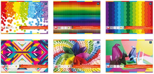 Interprint, farebný technický blok A4, 10 listov