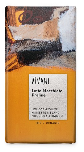 ČOKOLÁDA S BIO PRÍCHUŤOU LATTE MACCHIATO 100 g - VIVA
