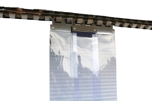 Upevňovacia doska na PVC závesy vyrobená zo 100mm PVC fólie