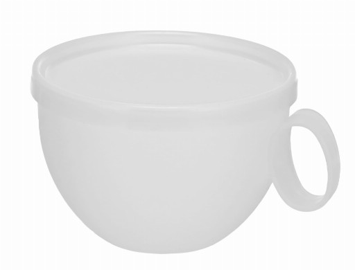 JUMBO XXL hrnček s rúčkou NA KÁvu, ČAJ, POLIEVKY S viečkom 550ML MIX FARBA