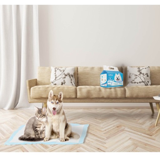 ABSORPČNÉ HYGIENICKÉ PODLOŽKY PRE PSA PRE ZVIERATÁ S 40X60 CM 20 KS