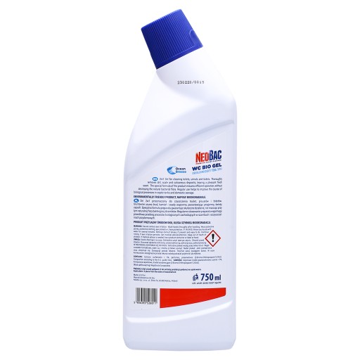Bezpečný BIO GEL Toaletný Ekologický Gél NeoBac 750