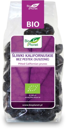 Kalifornské bezsemenné, bezlepkové slivky Bio 200 g Bio Planet