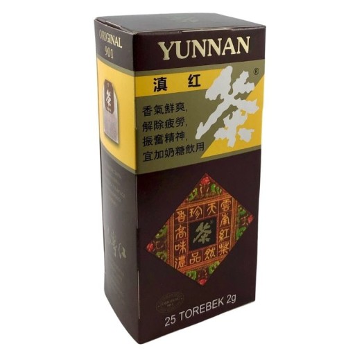 YUNNAN Čierny čaj ČIERNY ČAJ B901 Express 25 VRECOV