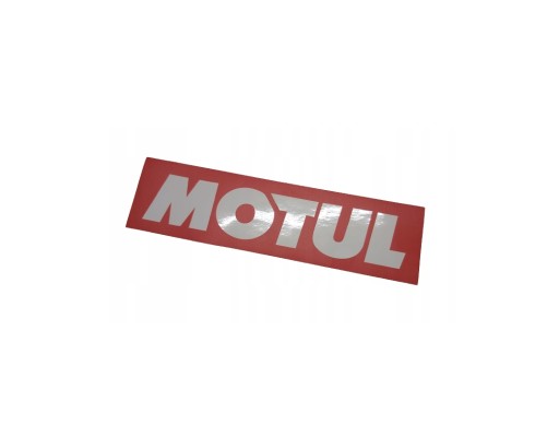 NÁLEPKA MOTUL S LOGOM NÁLEPKA VEĽKÁ POLOMATNÁ 28 x 7,5 cm