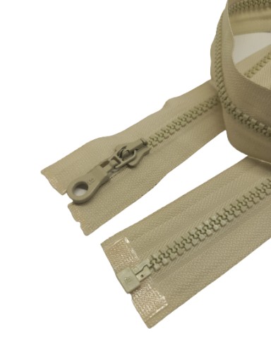 Zips, POSUVNÉ, KOCKÉ, 50 cm, OLIVOVÉ
