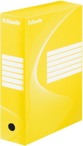 BOXY ARCHIVOVACÍ NÁDOBA 100 MM ŽLTÁ ESSELTE