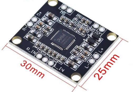 Modul audio zosilňovača 2x15W PAM8610