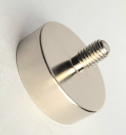 NEODYMIOVÝ MAGNET C25 25kg N38 so závitom M6 SILNÝ!