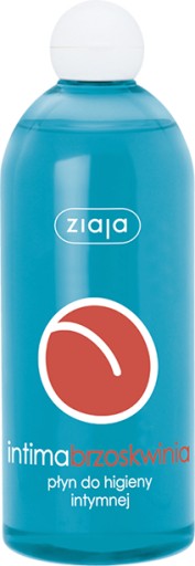 ZIAJA tekutina na intímnu hygienu, broskyňa, 500ml