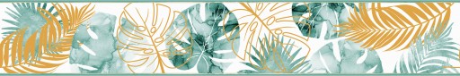Deco Border 83 Leaves dekoratívna nástenná lišta