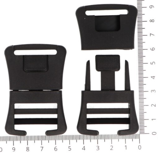 PLASTOVÁ SPONKA NA ZÁPADKU 3cm UZAVORENIE PÁSKU BATOH 30mm