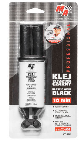 MA PRO Lepidlo na plasty ČIERNA 10min 25ml 20-A54