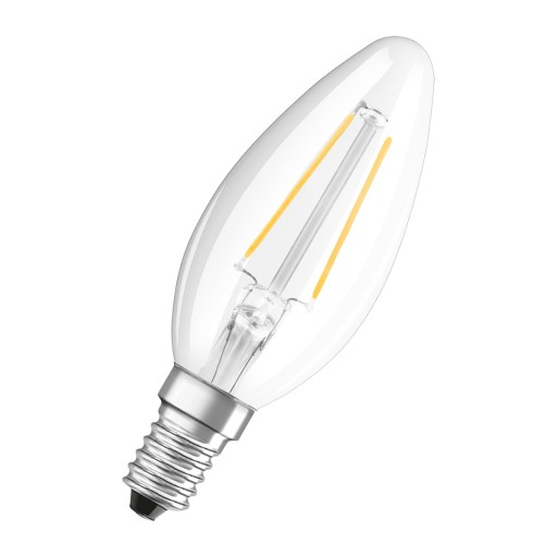 LED SVIEČKOVÁ žiarovka E14 2,5W 4000K Filament OSRAM