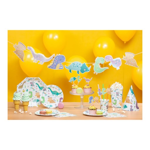 PAPIEROVÉ SLAMKY S DINOSAURS SADA 6 KS