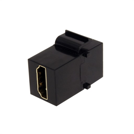 Keystone HDMI F/F modul čierny