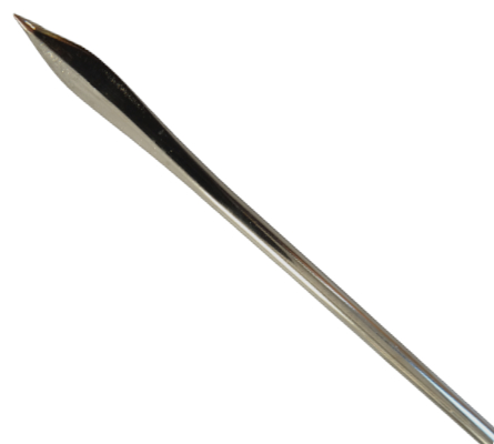 Ihla na čalúnenie, zakrivená, zahnutá, 10 cm