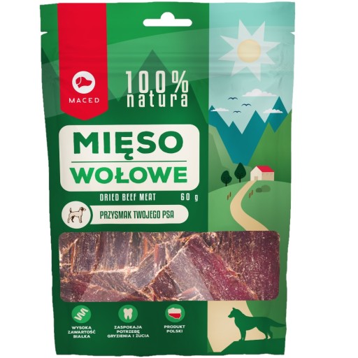 Maced Sušené Hovädzie 60g Pochúťka pre psa