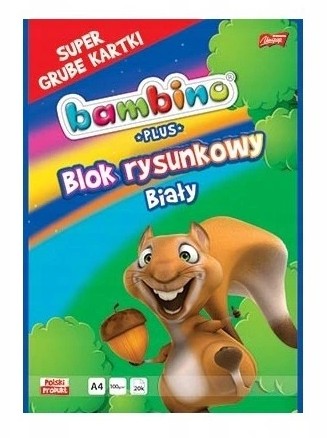 BLOK A4 BAMBINO HRUBÝ PAPIER 100g/m2
