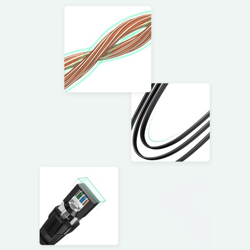 Internetový kábel Ugreen Ethernet RJ45 2m Cat 8