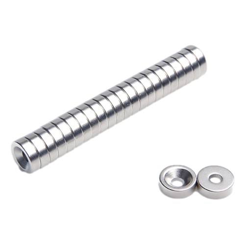 Magnet Breast MP 10x(7x3,5)x5 N38 na skrutku 10ks