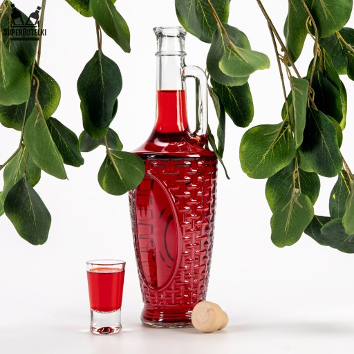 FĽAŠA GALICJA 700ML NA VÍNNE LIKÉRY S KORKOM!