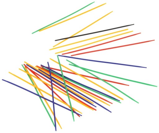 Pick Up Sticks Rodinná arkádová hra Sticks v krabici