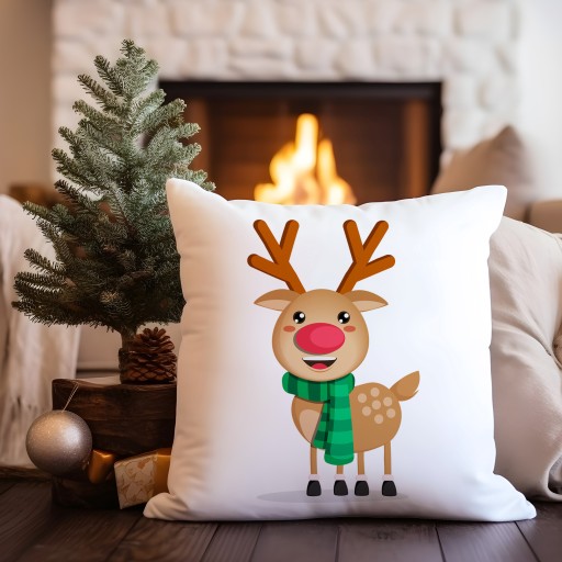DEKORATÍVNY OBJAL NA VANKÚŠ 40x40 VIANOČNÝ S POTLAČ