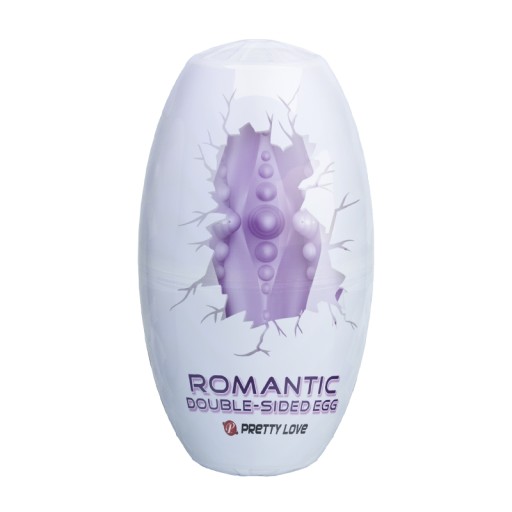 Malý obojstranný masturbátor Romantic Egg