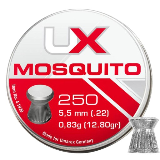 Diabolo pelety Umarex Mosquito Ribbed 5,5/250