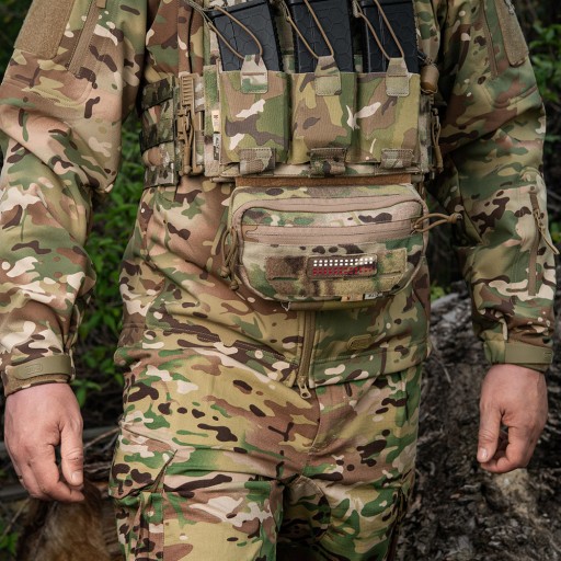 VELCRO NÁŠIVKA POLISH FLAG MINI Štvorcový laserový rez 25x80 M-TAC MULTICAM