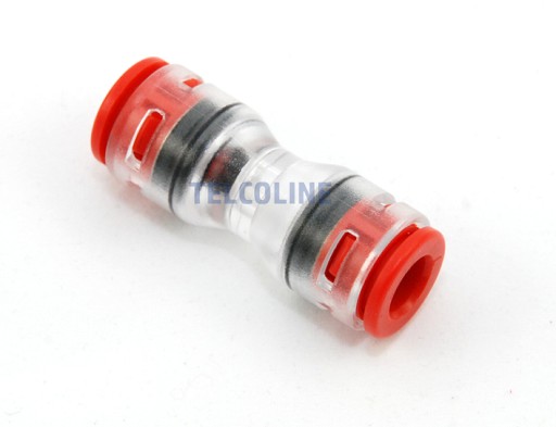 Priama mikrotrubičková spojka 12/8mm + KLIP ZADARMO