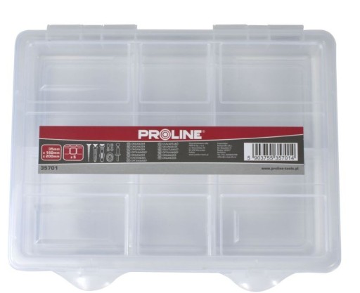 Organizér 5 priehradiek 35x160x200mm Proline 35701