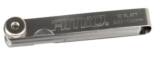 AMiO BLAP FEELER GAUGE 32 ČEPELÍ ROZSAH MERANIA 0,02-1 mm