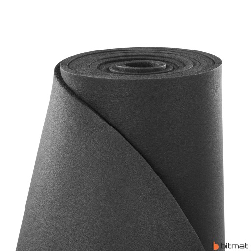 Zvukovo izolačná ROHOŽ, gumová izolačná pena bez lepidla, 13 mm