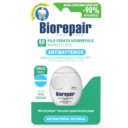 Biorepair voskovaná zubná niť 50m