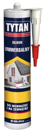 TYTAN Univerzálny silikón Čierny