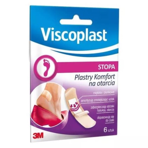 Viscoplast komfortné náplasti na odreniny 6 ks.