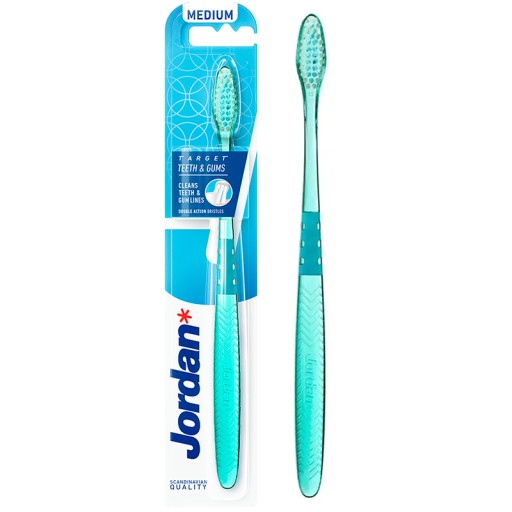 Jordan Target Teeth Medium manuálna zubná kefka