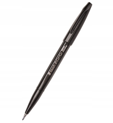 Čierna kaligrafická fixka PENTEL Sign Pen Brush SES15