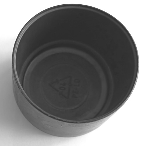 VONKAJŠIA KRUHÁ ČIAPKA fi. 40 mm ČIERNA